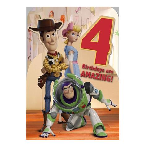 4th Birthday Disney Toy Story Birthday Card £2.50